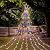 Christmas Decorations Star String Lights,320 LED Outdoor Christmas Tree Lights with 13" Topper Star,8 Modes Waterproof Hanging Fairy Twinkle Lights for Xmas New Year Party Holiday