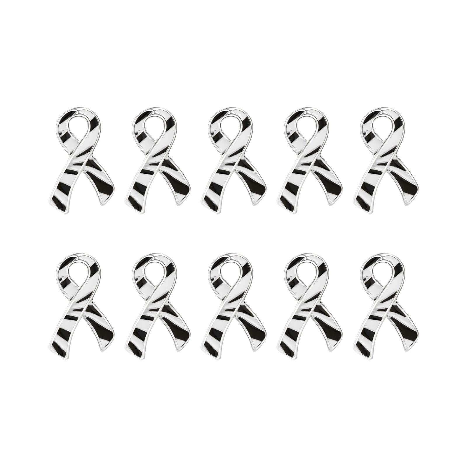 Ribbon Pins 1/5/25/100 for Cancer &amp; Disease Awareness - Various Causes - Bulk Quantities Available for Support Groups and Fundraising