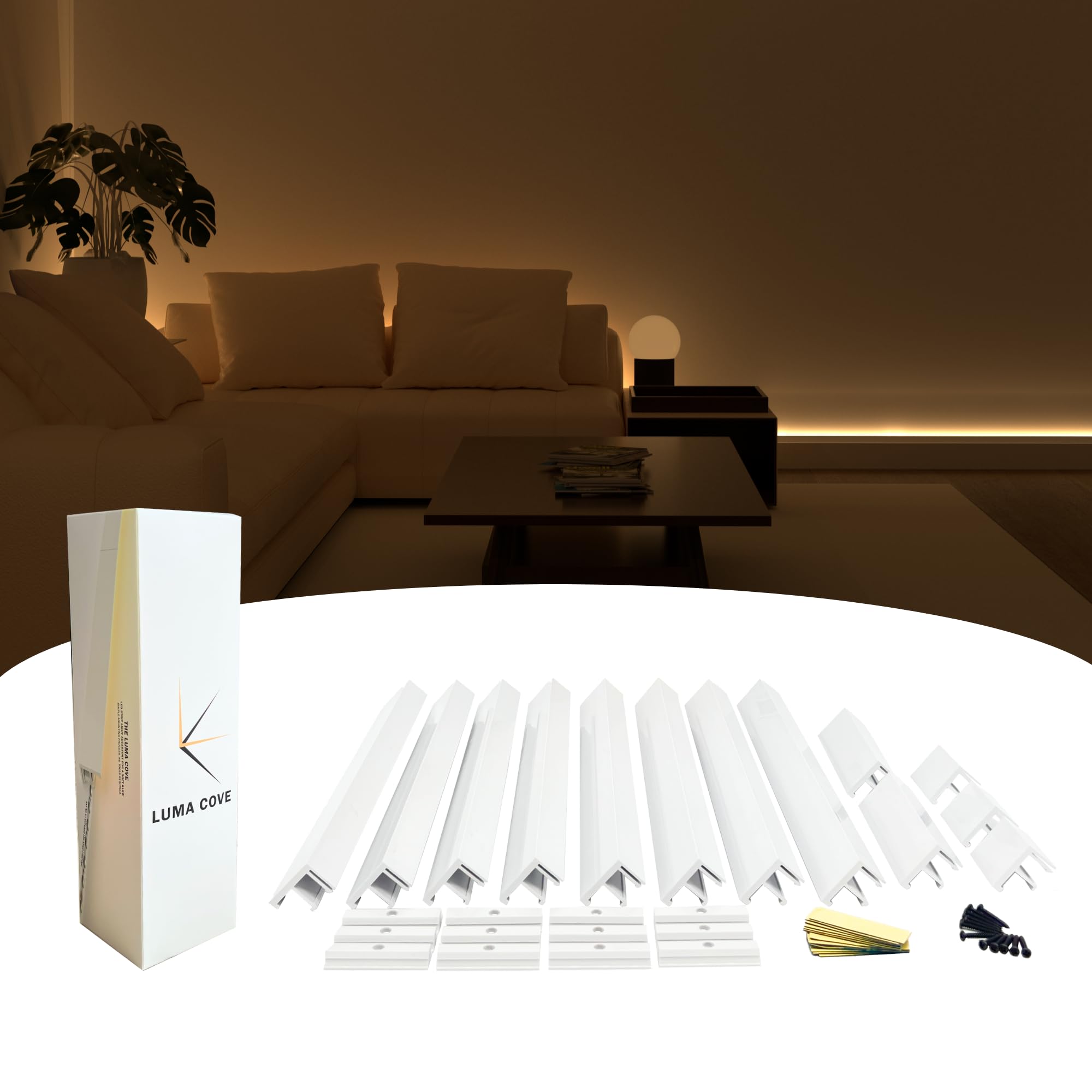 Luma Cove Modular Channel Assembly Kit 8FT