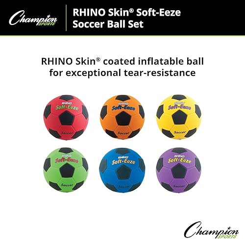 Miniatura 3 de Champion Sports Rhino Skin Soft EEZE Balones de fútbol