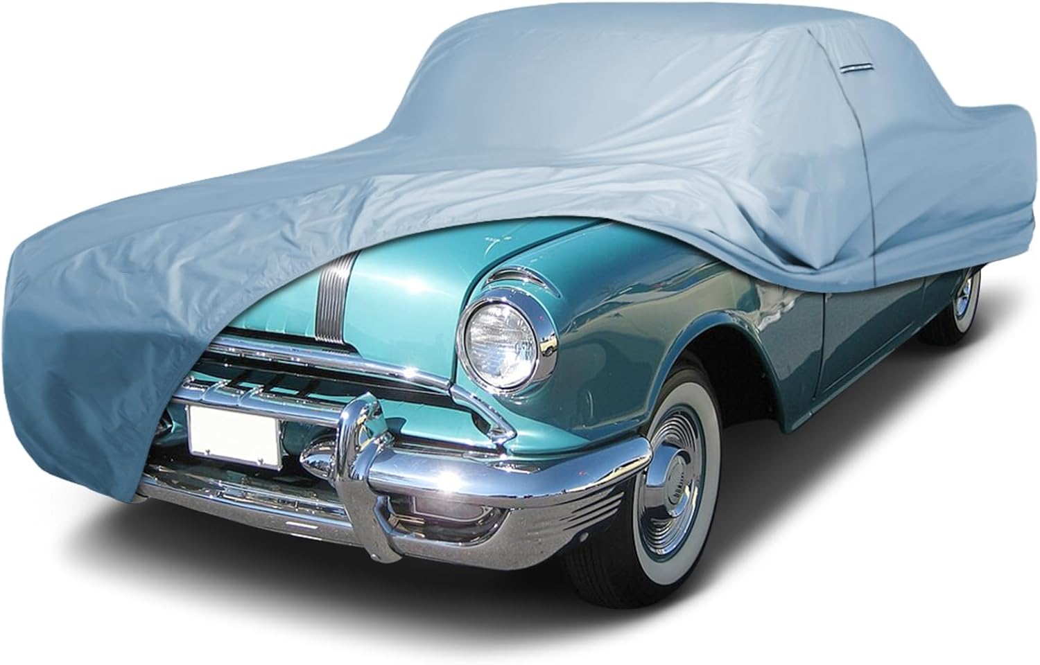 iCarCover Premium Car Cover for 1950-1958 Pontiac Catalina Heavy Duty Waterproof All-Weather Automobiles Custom Fit Indoor Outdoor UV Snow Protection Covers with Straps and Bag