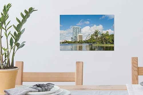 Miniatura 6 de Posterazzi Póster de la familia de lobos otoñales de Jan Patrick (18 x 9 pulgadas)