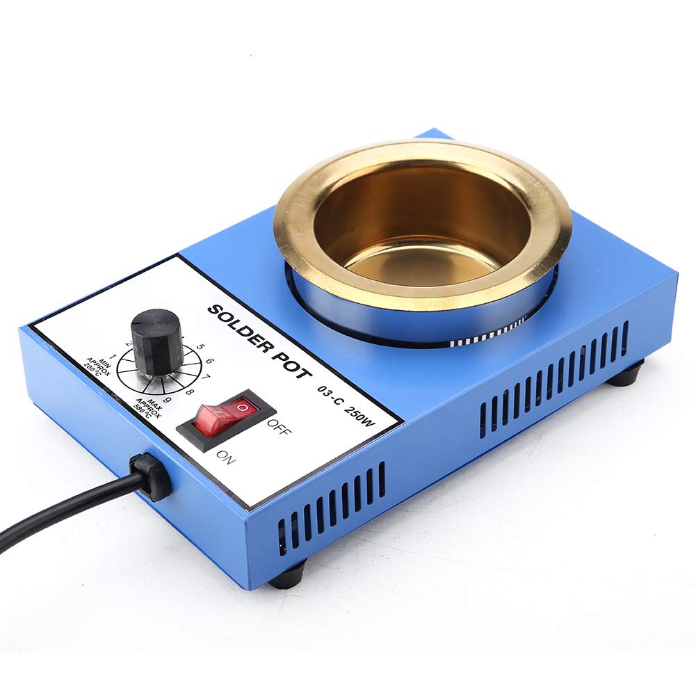Pot à souder 250 W 220 V 80 mm avec circuit thermostatique électronique bain à dessouder 300 W prise européenne
