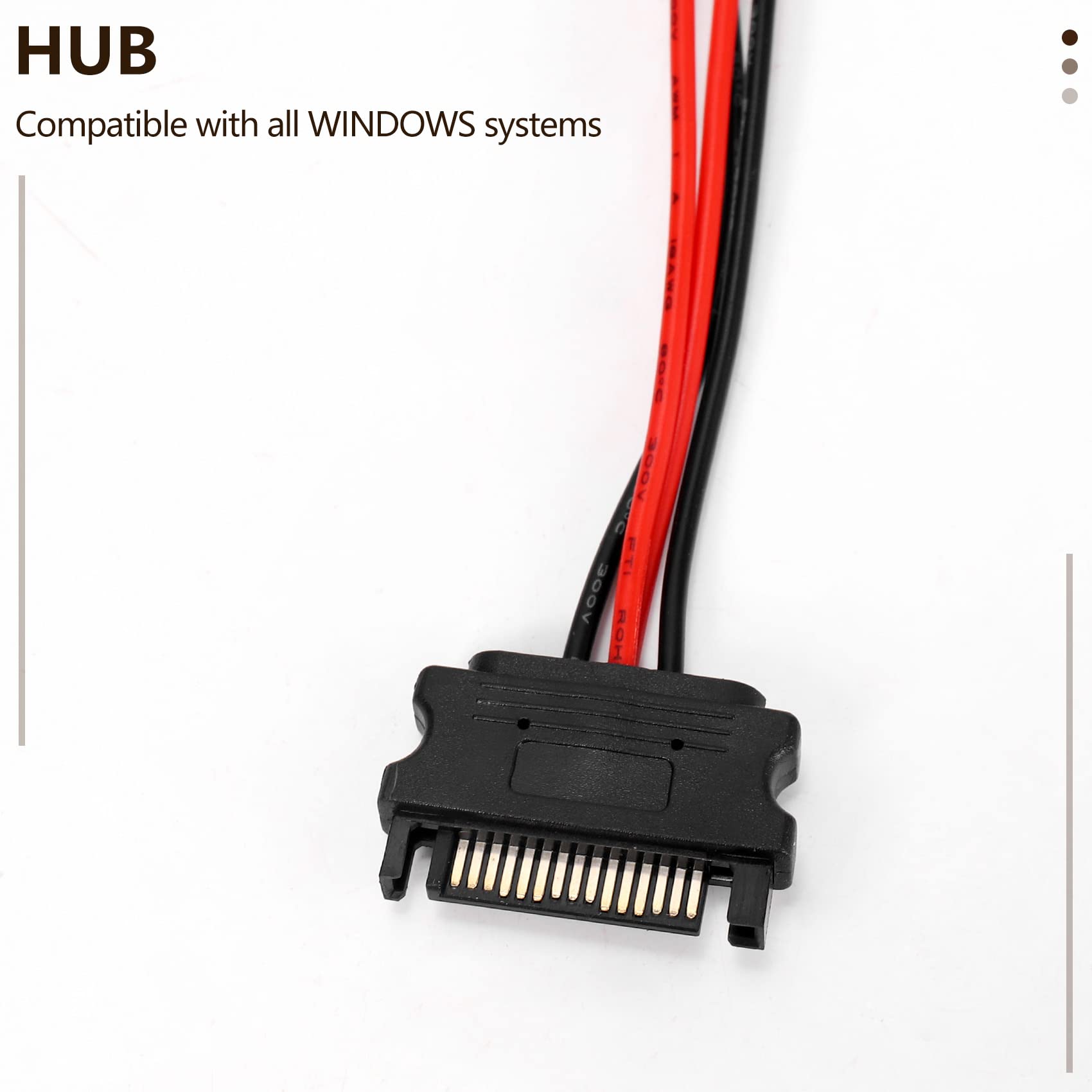 Cablecc Hub USB 3.0 a 4 porte da pannello frontale a scheda adre a 20