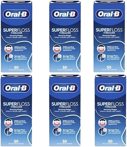 Oral B Super hilos de menta precortados