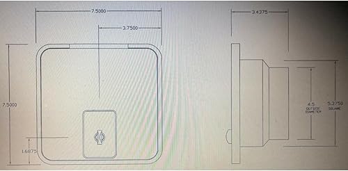 Miniatura 5 de Reemplazo de la cubierta de escotilla de manguera de alcantarillado blanco para escotilla D&W Maxi Tube 5000