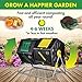 Miracle-Gro Large Dual Chamber Compost Tumbler – Easy-Turn, Fast-Working System – All-Season, Heavy-Duty, High Volume Composter with 2 Sliding Doors - (2 – 27.7gallon /105 Liter)