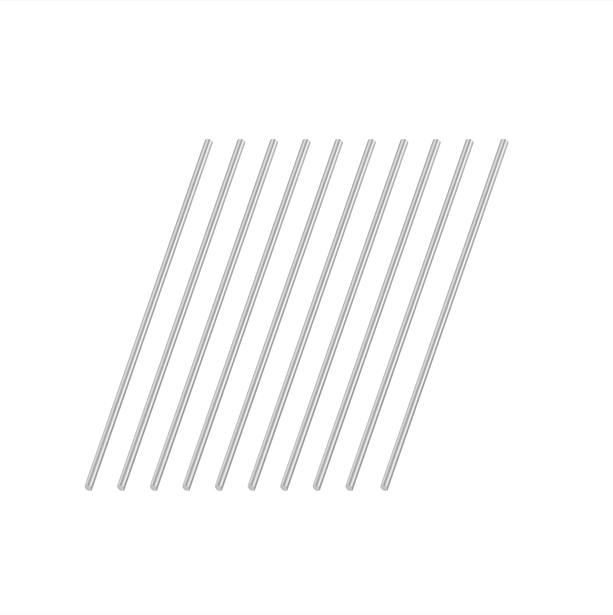 Uxcell 304 Stainless Steel Round Rod - 1.5mm X 300mm (12"), Pack Of 4