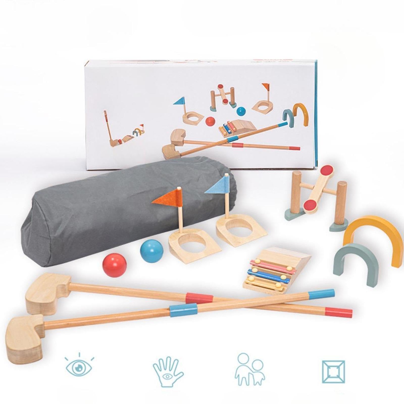 Juego de Golf para niños, Pelotas de Golf para niños pequeños, Experiencia, Disfrute de la interacción Divertida con Familiares y Amigos, Juego de