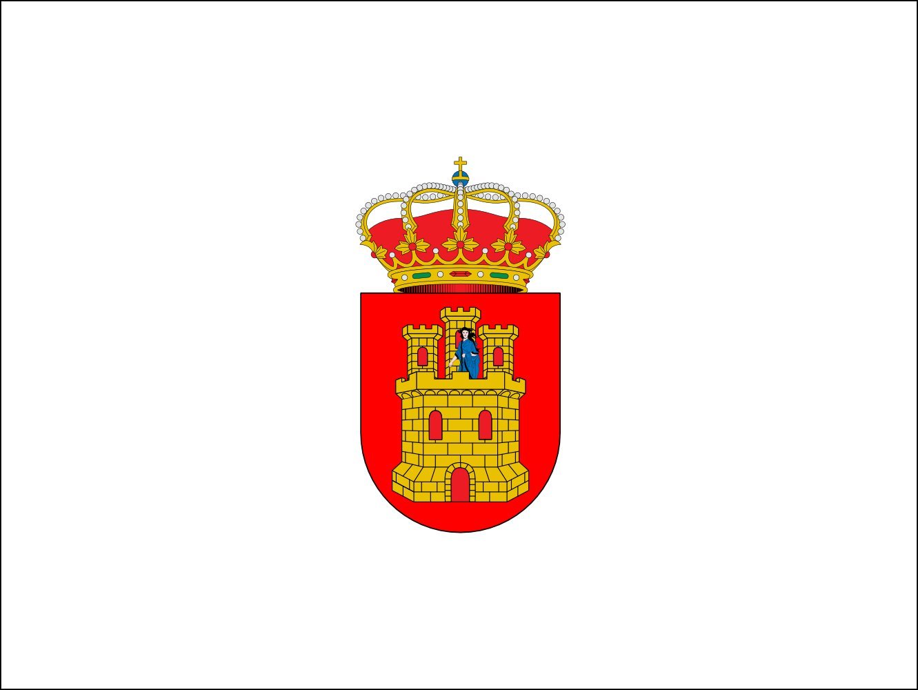 Drapeau Valle de Abdalajís grand modèle pour décoration de maison et fête