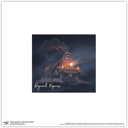 Trends International Gallery Pops Harry Potter - Póster de pared Glimmer Hogwarts Express, 12.00 x 12.00 pulgadas, versión sin marco