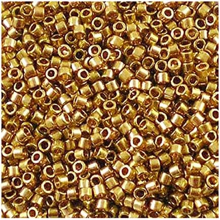 50 g Miyuki DELICA Seed Beads Rocailles, Size 11/0, Opaque White Luster (# DB0201), Japan, Glass