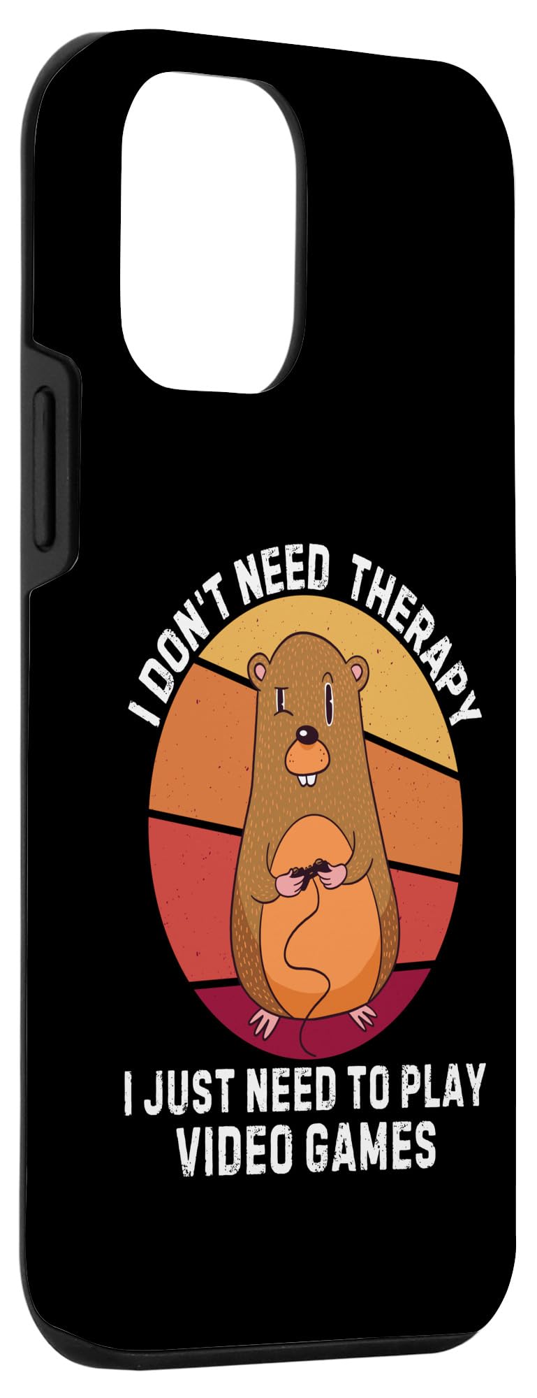 iPhone 12 mini Gopher I Don't Need Therapy I Just Need To Play Video Games Case - Image 3