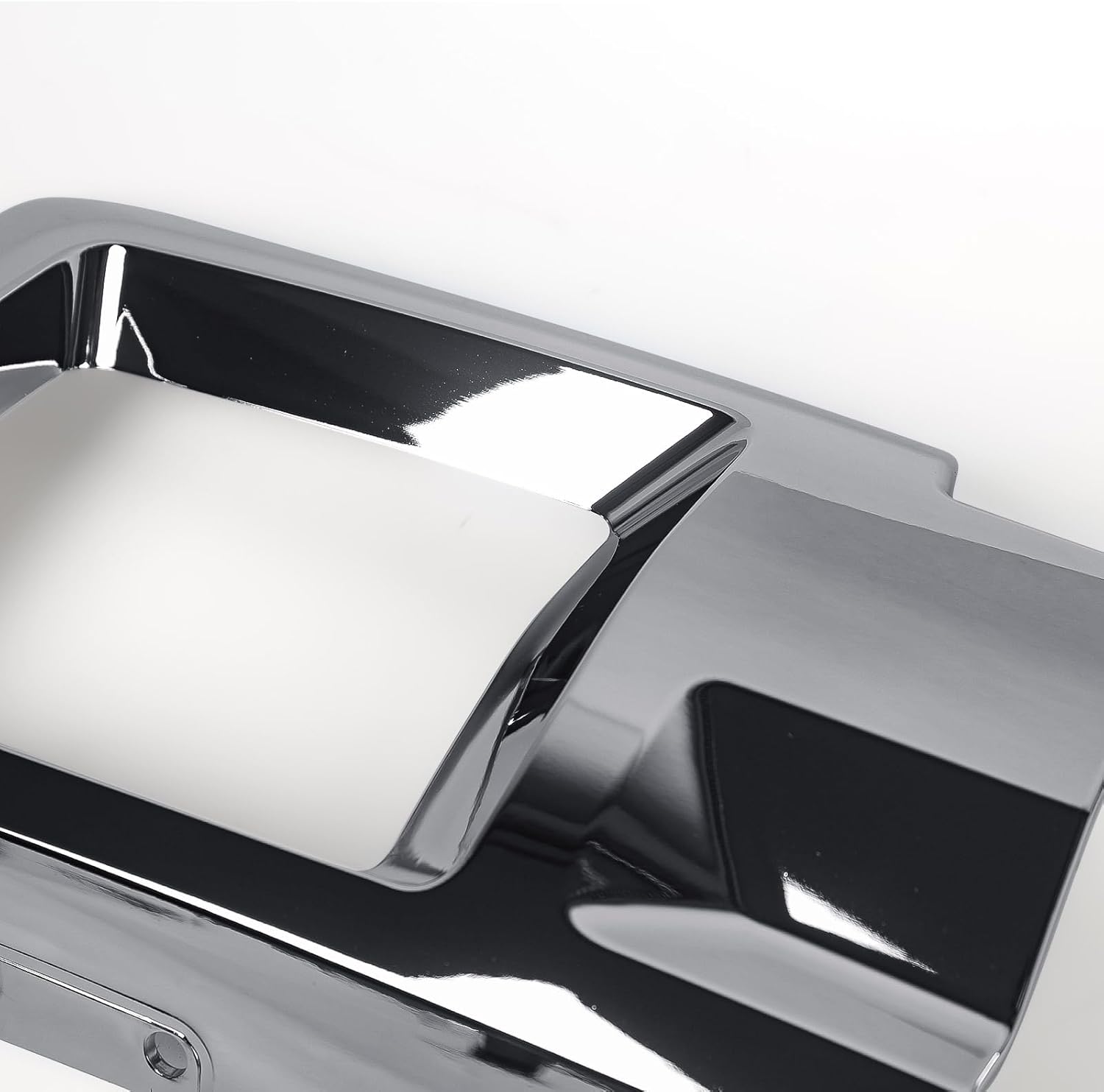 Skid Plate Compatible with GMC Sierra 2500HD/3500HD 2015 2016 2017 2018 2019 4 Door Replacement Front Bumper Skid Plate Panel Chrome 23178964 23178780 GM1053103C