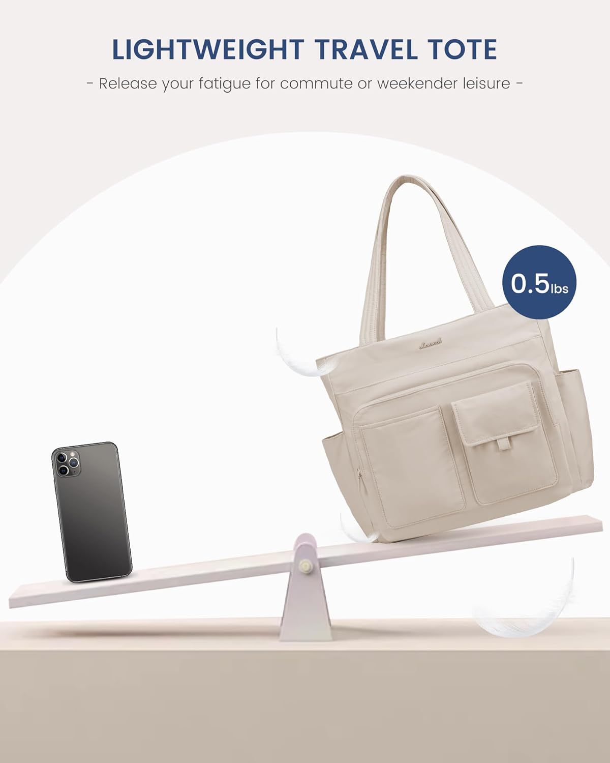 LOVEVOOK Laptop Bag for Women 15.6 Inch,Multi-pocket Teacher Tote Nurse Bag Work Tote Bag Computer Bags,Utility Large Purse Handbags with Laptop Compartments for Daily,College,Travel,Business,Office - Image 6