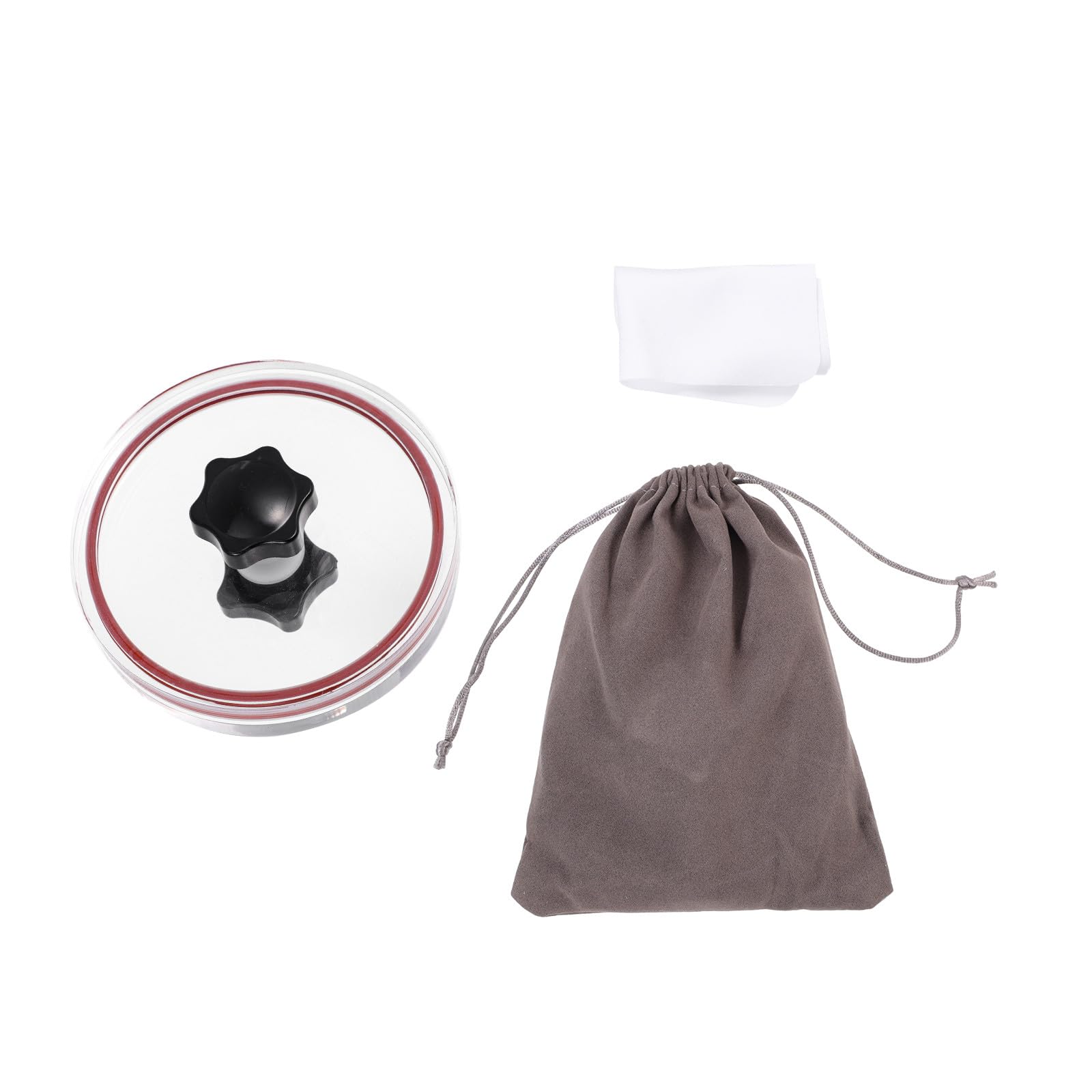 Uonlytech 1pezzi Accessorio Per Vinile Saver Etichetta Resistente All Usura Con Wiper e Borsa Trasparente Protezione Per Pulizia Dischi e Suono Pulito