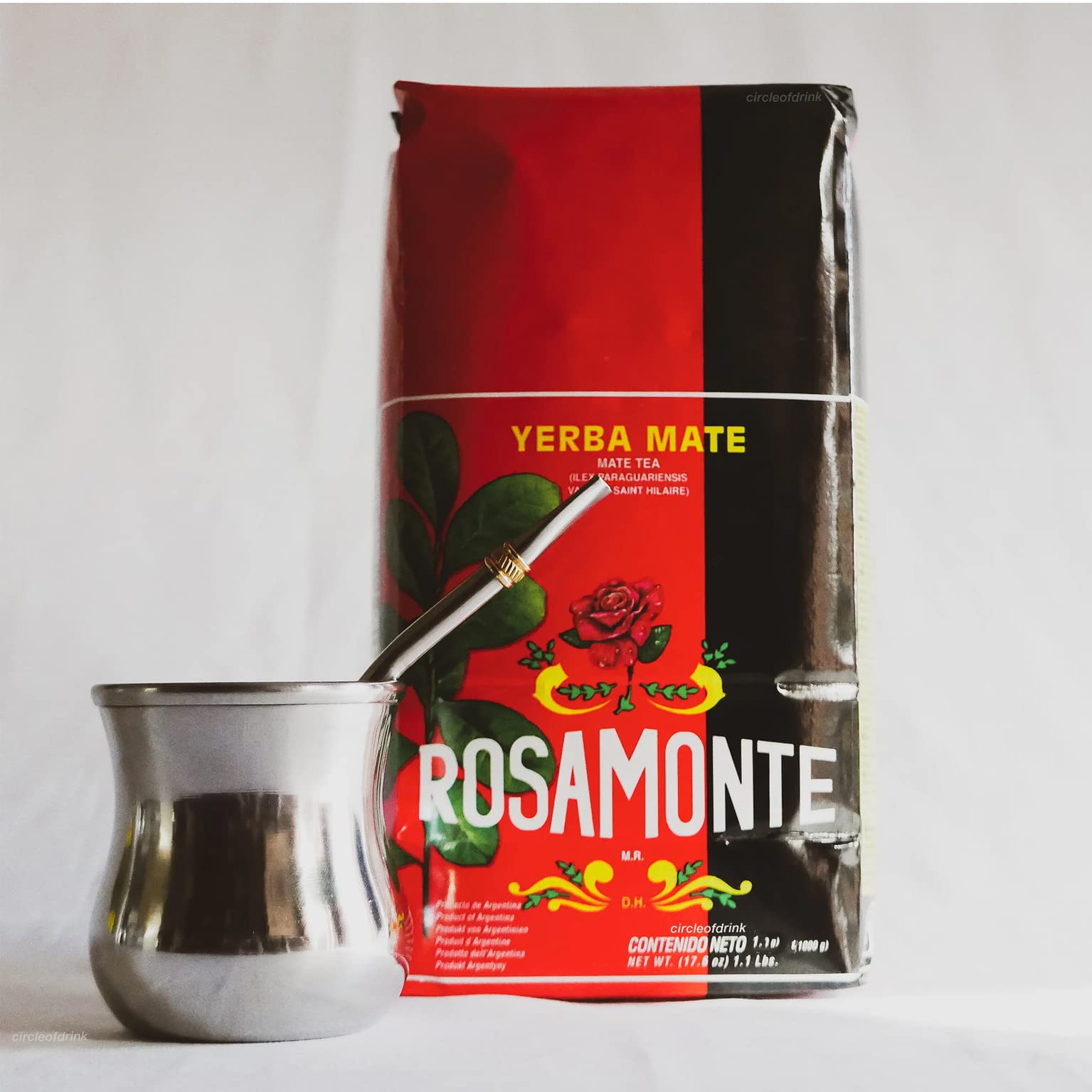Rosamonte Yerba Mate Tea Traditional 6kg (6x1kg) - czas dojrzewania wynosi 12 miesięcy | Detox i napój energetyzujący