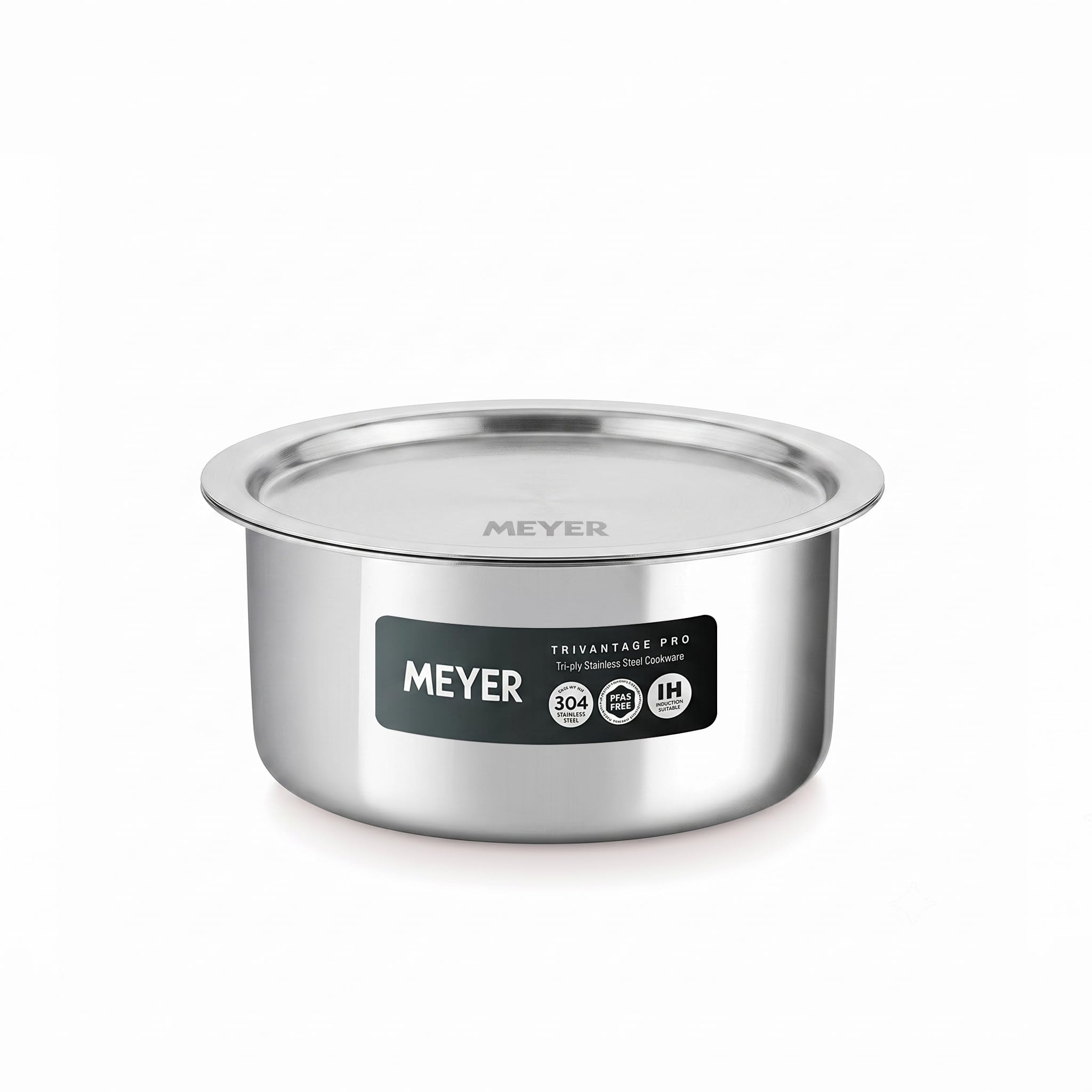 Meyer Triply Stainless Steel Tope with SS 304 Lid | Healthy, Non Toxic | Extended Grip | Bhagona | Tapeli | Patila | for Boiling Milk/Water | 18CM/2.3 litres Capacity | 10 Year Warranty | Silver-image-19