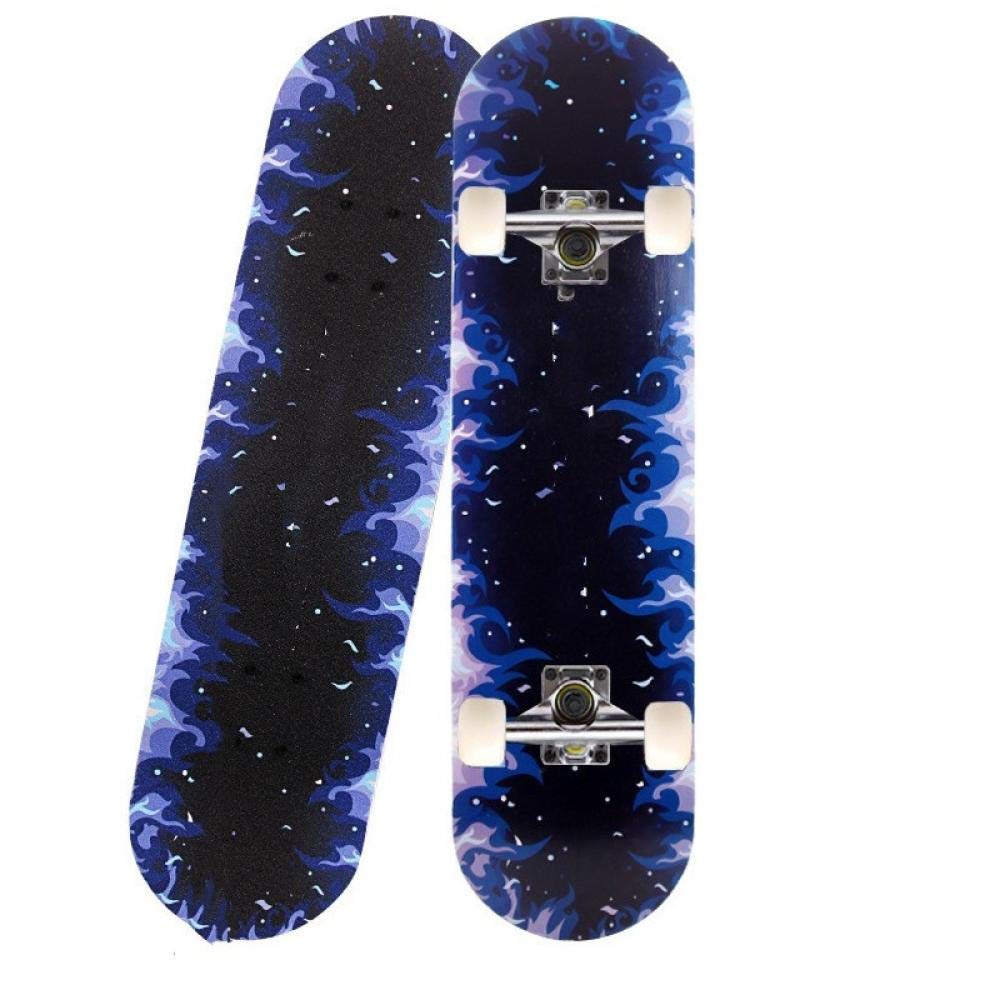 The skateboard short board brush street double-warp scooter is suitable for men and women beginners, adults, teenagers and children