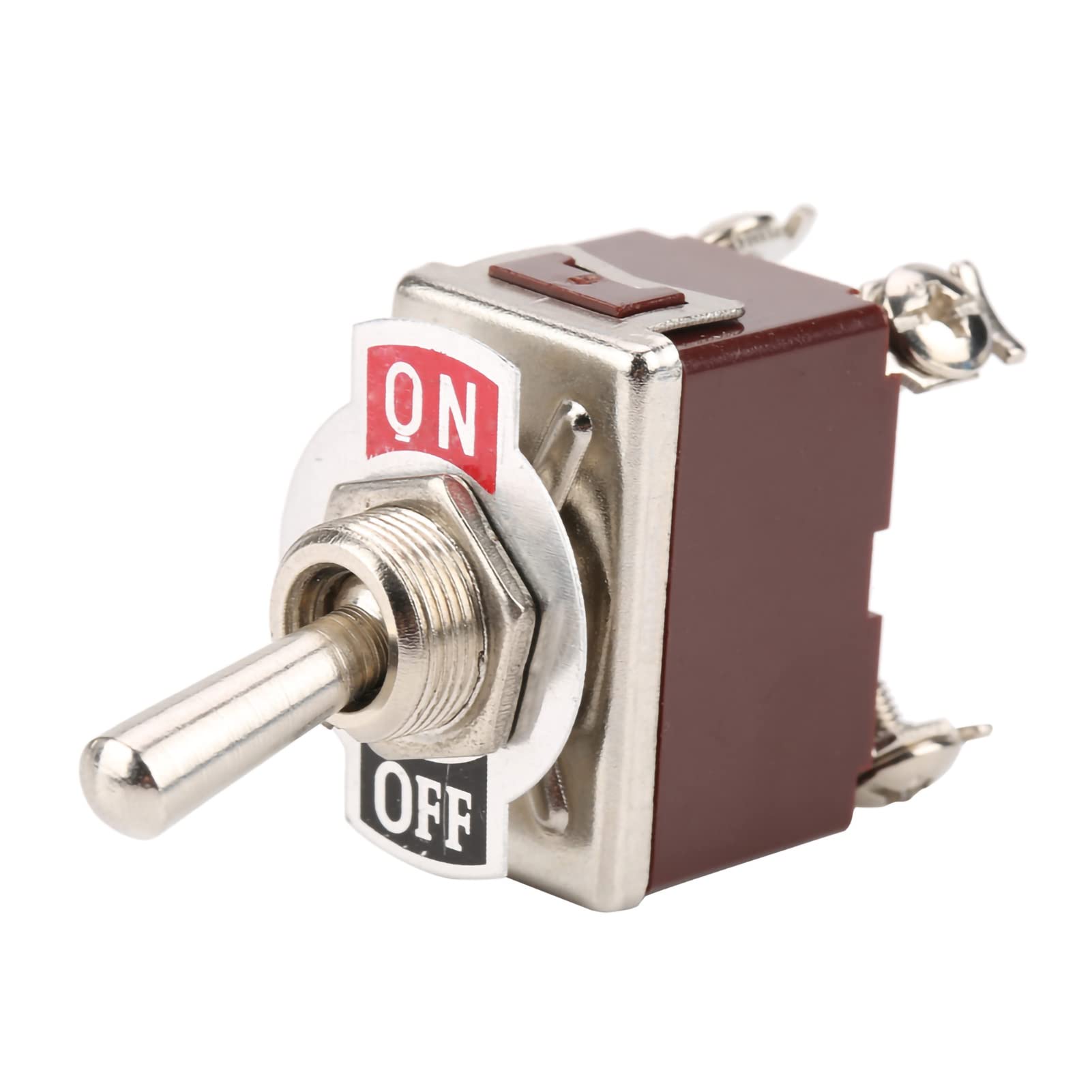 Yctze 5Pcs 15A 250VAC Rocker Switch, 2 Positions On Off 4 Pin Mini