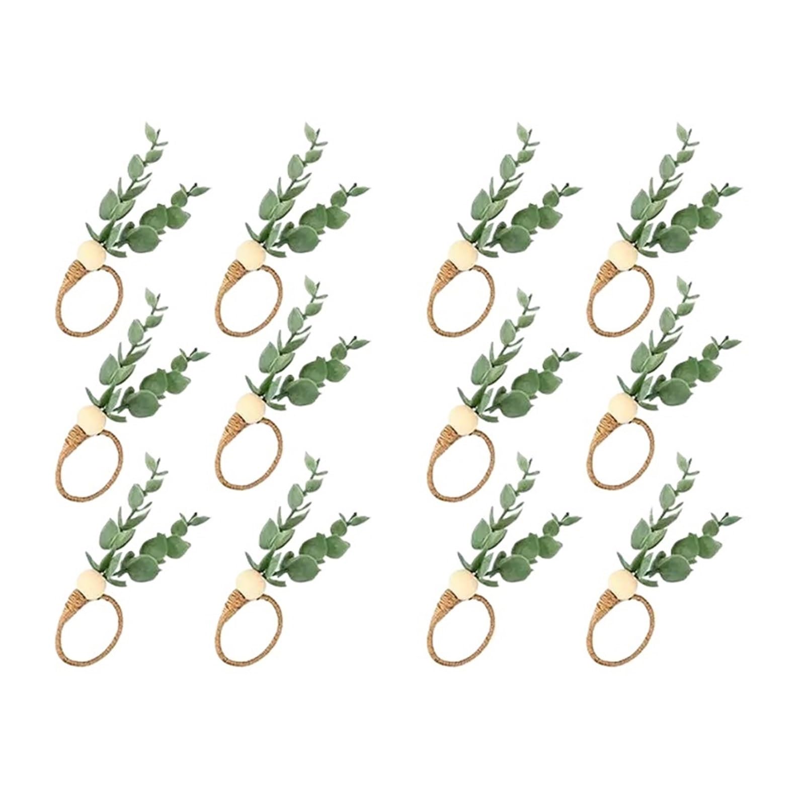 Wooden Napkin Rings 12 Pcs Napkin Rings