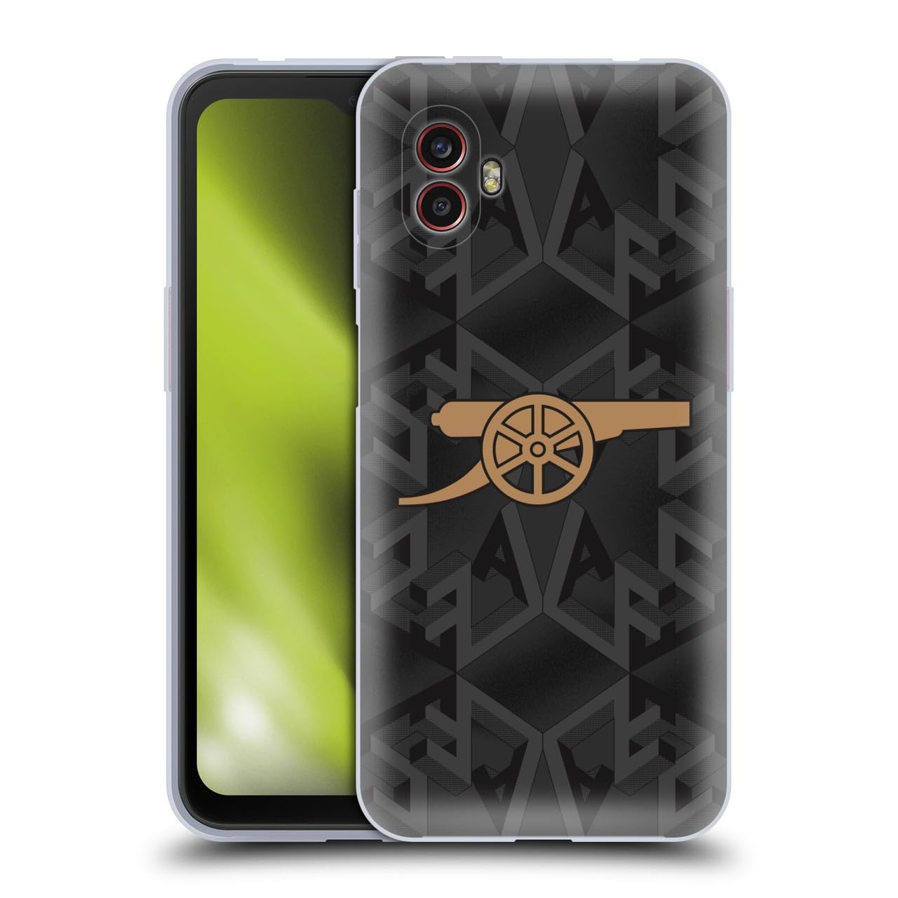 Head Case Designs Officially Licensed Arsenal FC Away 2022/23 Crest Kit Gel Case [Military Grade Protection] Compatible With Samsung Galaxy Xcover6 Pro/Pro2 — image 1