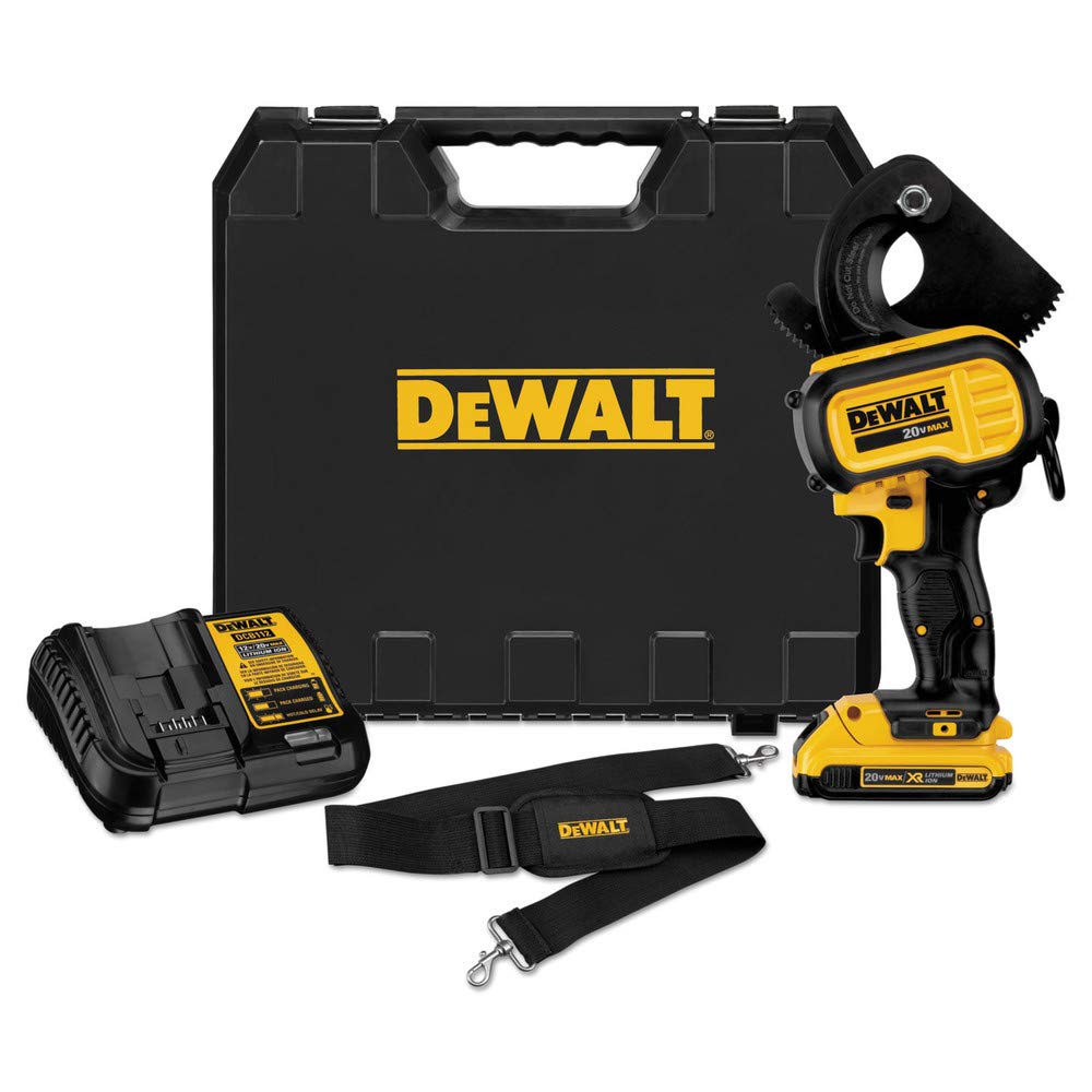 DEWALT 20V MAX Cable Cutter, Cordless, Cuts Copper and Aluminum (DCE150D1)