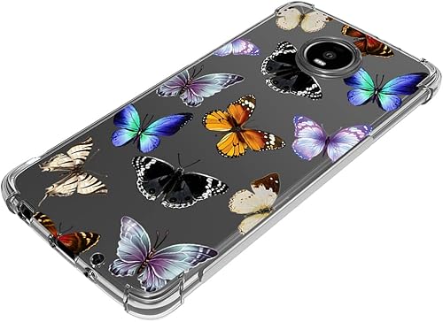 Miniatura 4 de Yodueiv Funda de teléfono para Moto Z4, Motorola Z4 Play XT1980-4 para niñas y mujeres, funda protectora transparente de TPU suave y transparente