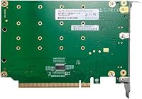 10Gtek PCIe 3.0 x16 to Quad M.2 NVMe Adapter Card, 4-Port M.2 SSD for 2230/2242/2260/2280, Requires Motherboard BIOS Support for Bifurcation, with Aluminum Heatsink, Only Includes Full-Height Bracket – Ansicht 4
