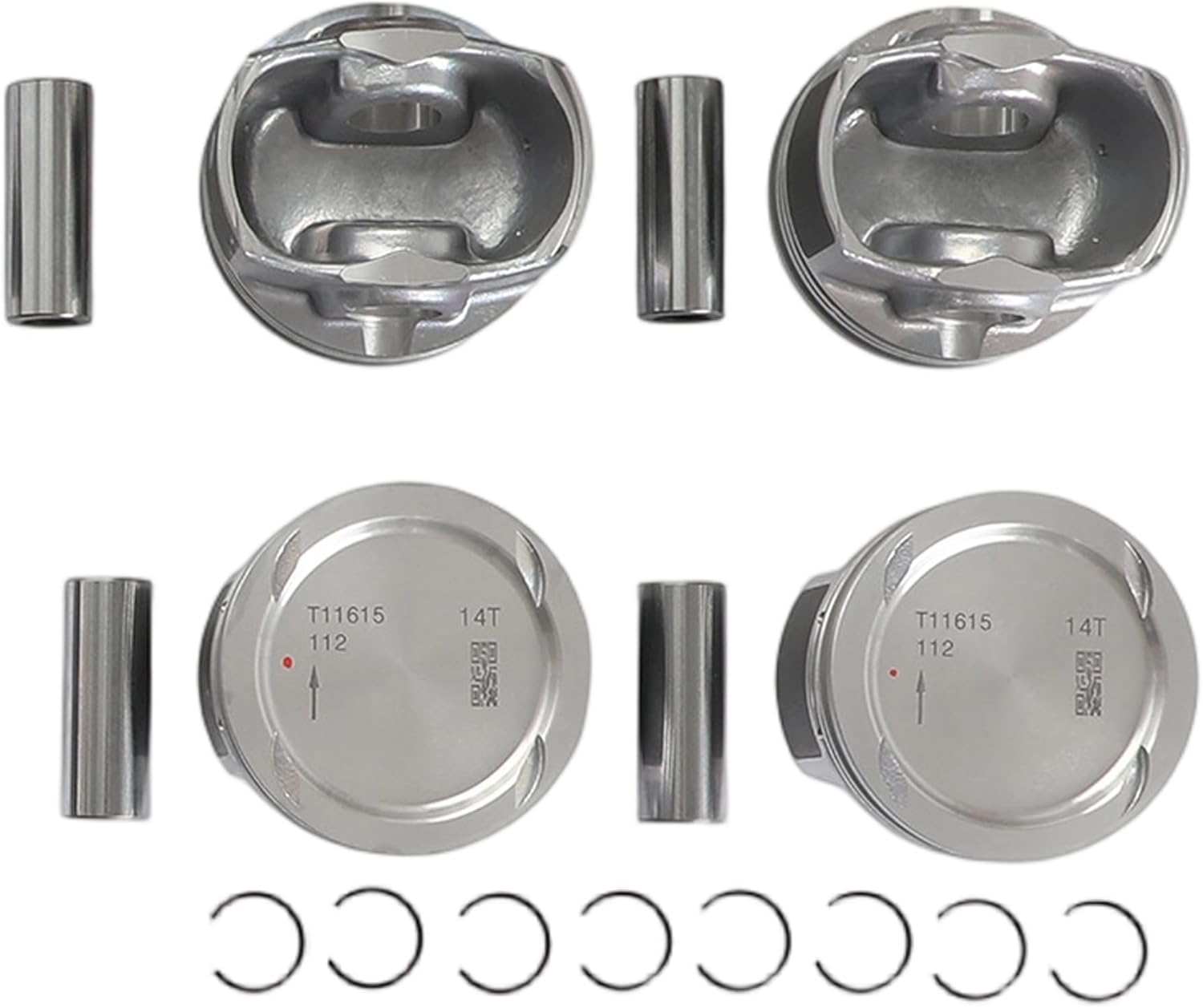 Engine Overhaul Rebuild Crankshaft Piston Kit Standard Size & Engine Bearing Fit For GM Chevy Cruze Buick Chevrolet Trax Sonic Limited Encore GMC 1.4L Engine Turbo 16-Valve 2011-2021 55574335 25198520