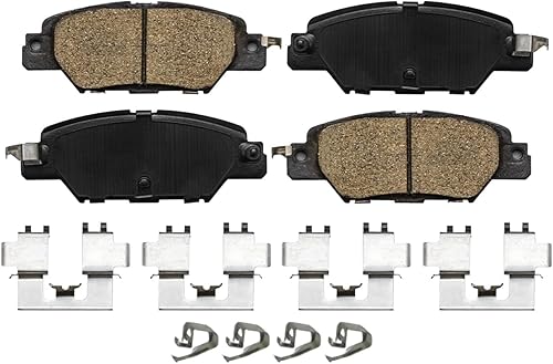 Miniatura 7 de Detroit Axle - Pastillas de freno para Mazda CX-5 2016-2024, pastillas de freno de cerámica delanteras y traseras con repuesto de hardware 2017 2018
