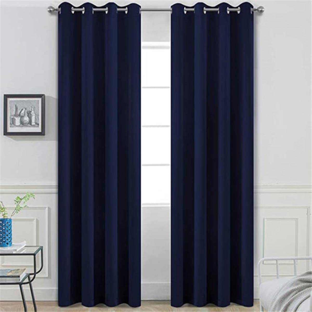Block Out Sun Curtains Artiss 2X 132x213cm Blockout Sheer Curtains