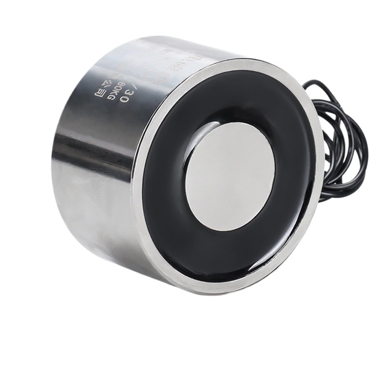 1 pz. Elettromagnete rotondo tipo ventosa, potenza di aspirazione 0,3~120 kg, elettromagnete miniaturizzato potente da 12/24 volt(P40H20mm 30KG,24V)