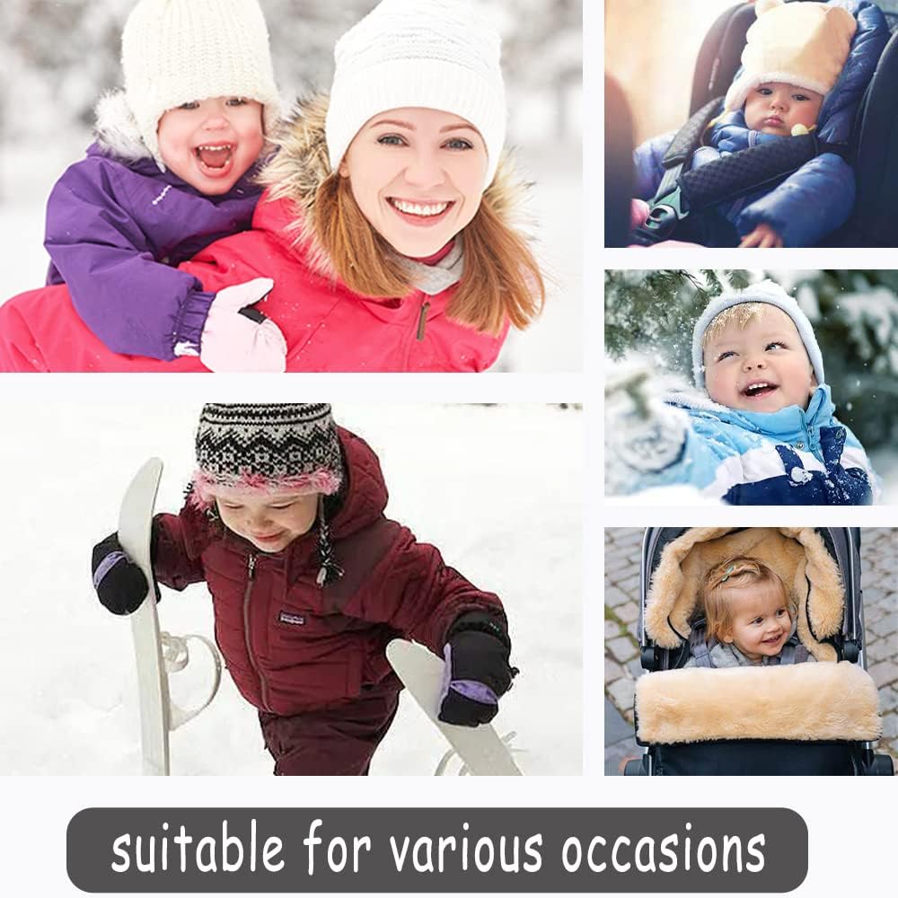 Infant Toddler Snowsuit Cute Baby Bear Suit Newborn Winter Coat Warm Hooded Jumpsuit for Boys Girls - Image 5