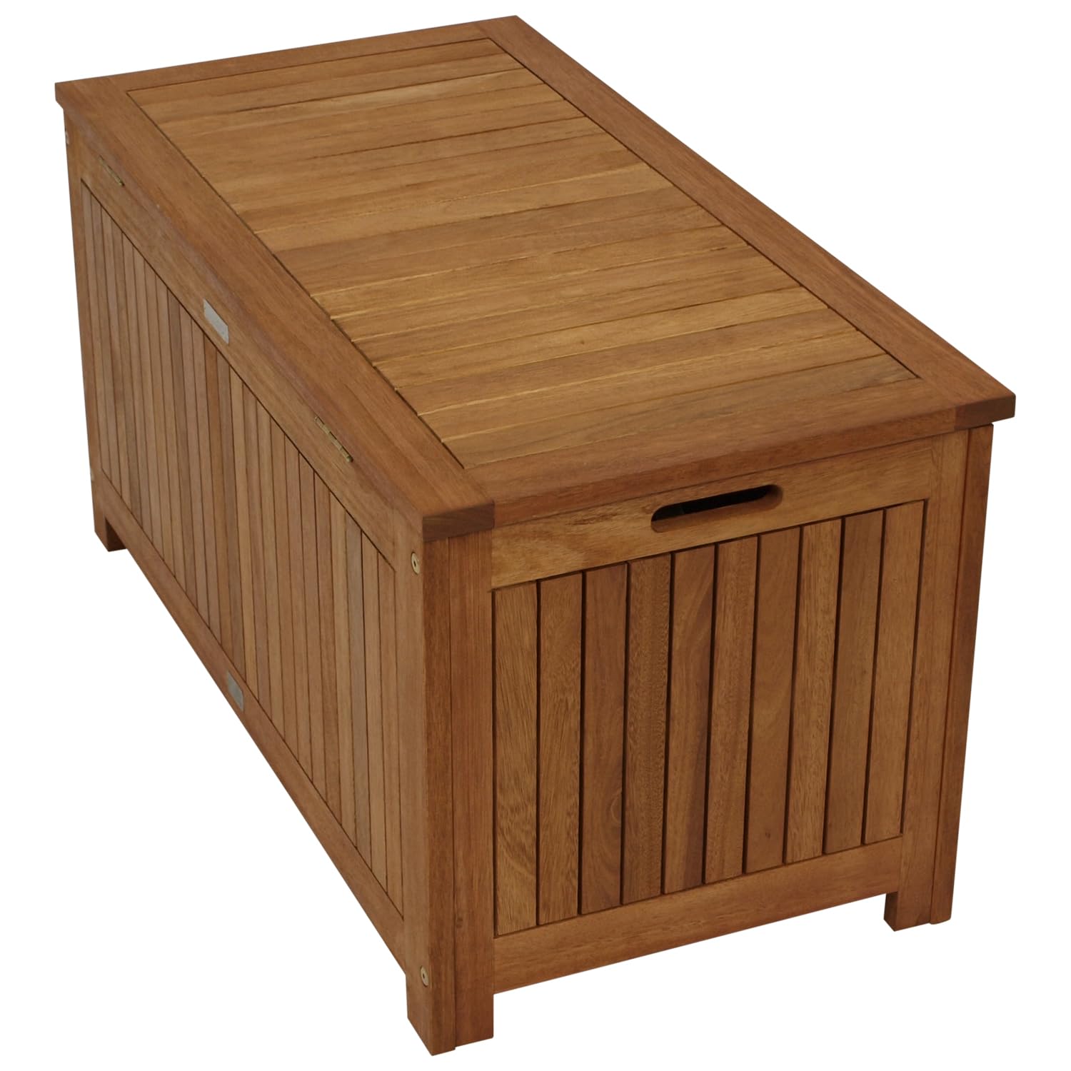 Garten Kissenbox PORTO in kleiner Ausführung, 90x45x45, Eukalyptus Holz FSC®-zertifiziert, Outdoor