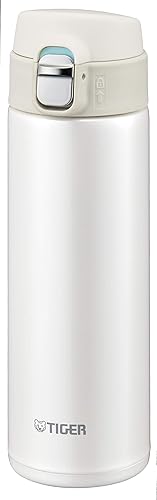 Miniatura 9 de Tiger Botella de agua, 16.9 fl oz (16.2 fl oz), bebida directa, acero inoxidable, mini botella, taza del Sahara, ligera, gravedad de ensueño, rosa