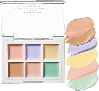 Cream Concealer Colour Correcting Palette, Colour Concealer full coverage Makeup Palette Contour Concealer Highlighter Stick Face Brightens & Shades Make Up Tool (01#)