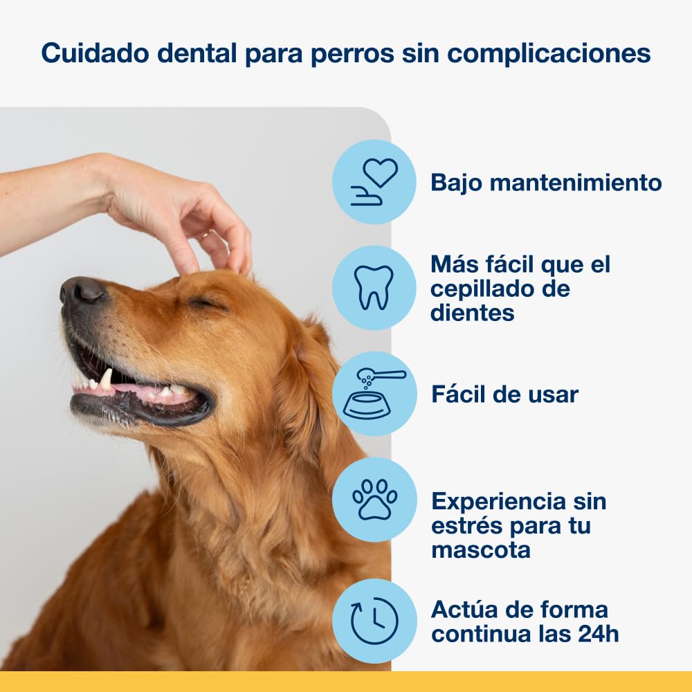 ProDen PlaqueOff Perros y Gatos en Polvo 60g, Limpieza Dental con 100% Alga Natural, Limpiador de Sarro Dental y de Placa, Elimina Eficazmente el Mal Aliento en Mascotas, Hasta 6 meses de duración