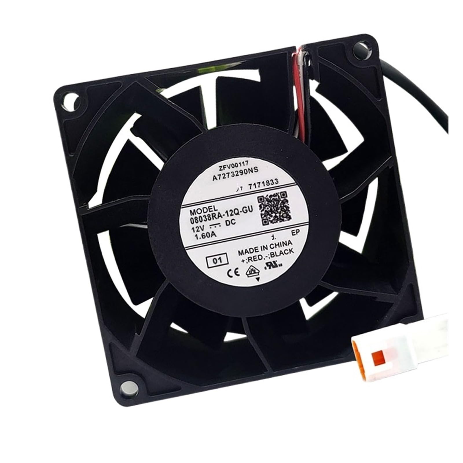 ZBWZXBDJ 8038 8CM 12V 80 * 80 * 38mm 08038RA-12Q-GU inverter cooling fan