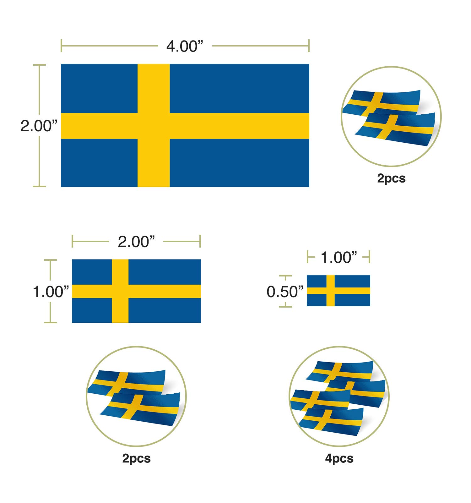 Votre Autocollant Et Autocollant Drapeau Suède Au Meilleur
