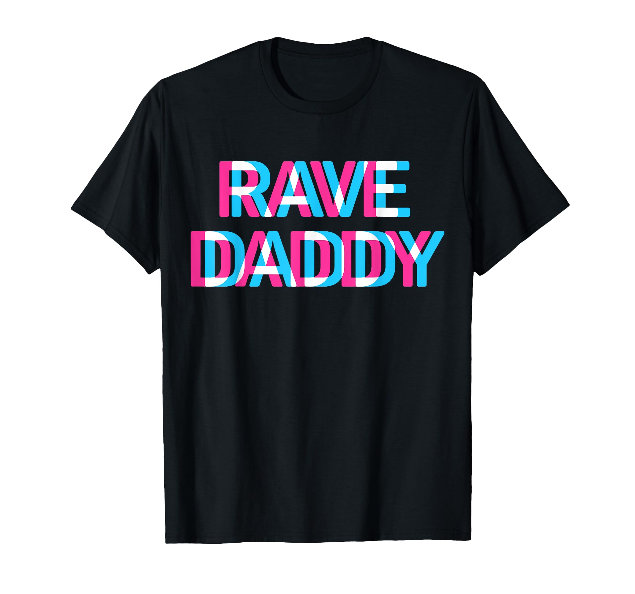 Rave Daddy EDM Music Festival FatherOptical Illusion Trippy T-Shirt