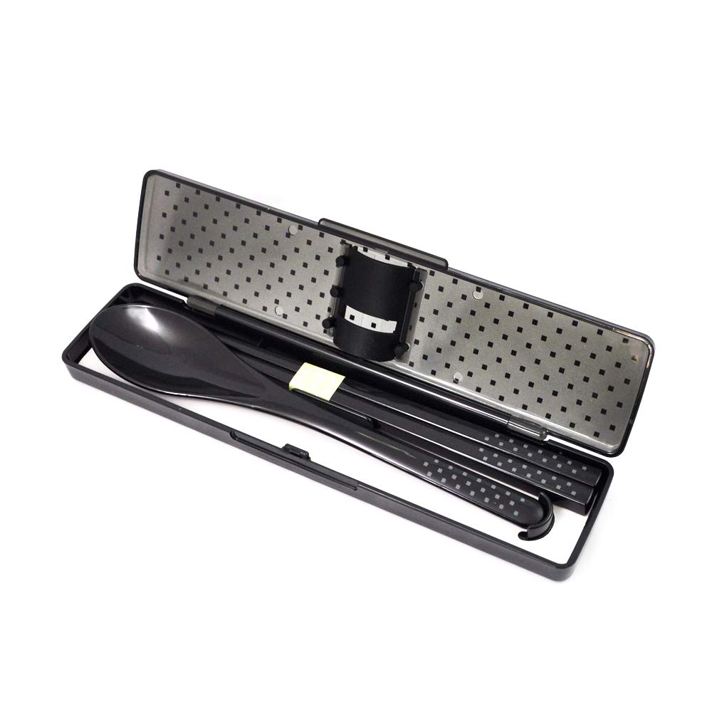 Skater CCS45SA Combination Set, Black, Dots, Chopsticks, 8.3 inches (21 cm), Spoon, Dishwasher Safe, For Men — Amazon image 2
