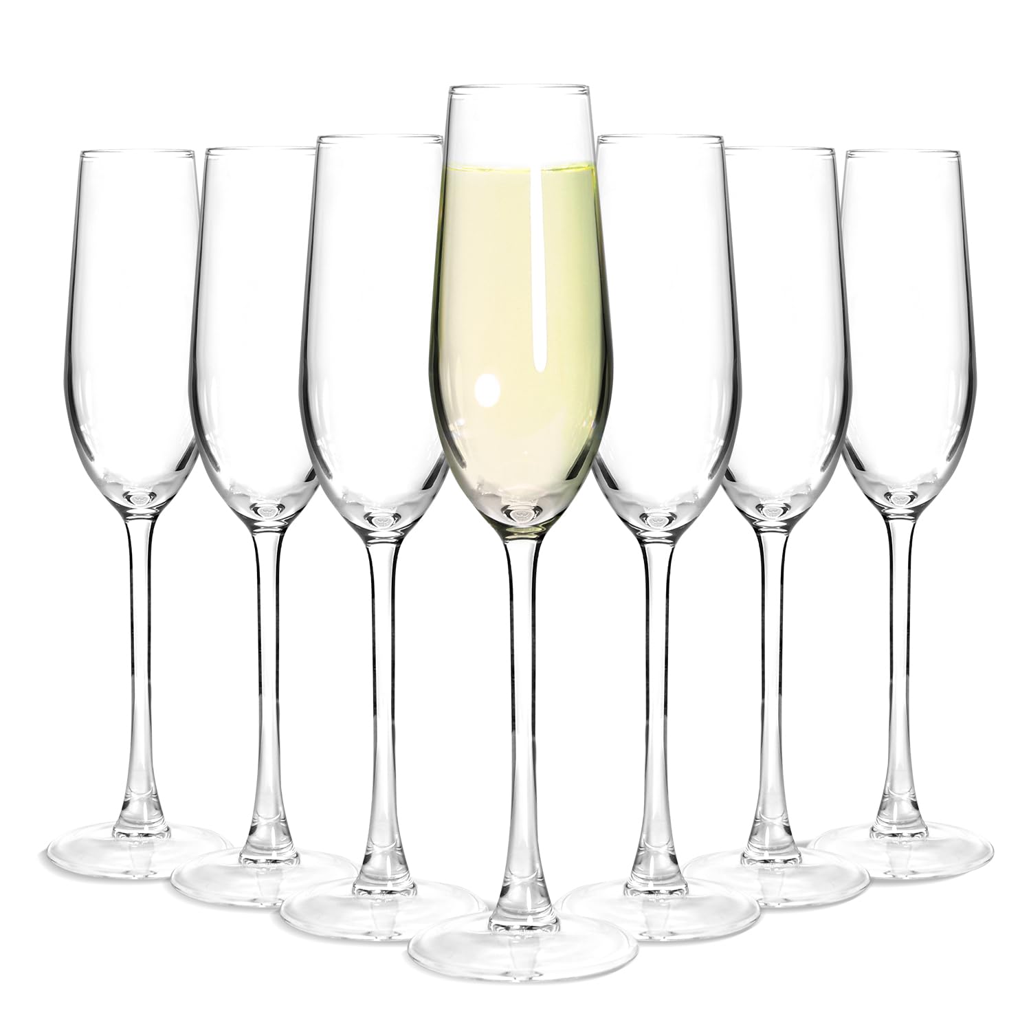 Elegant Champagne Flute Set of 6