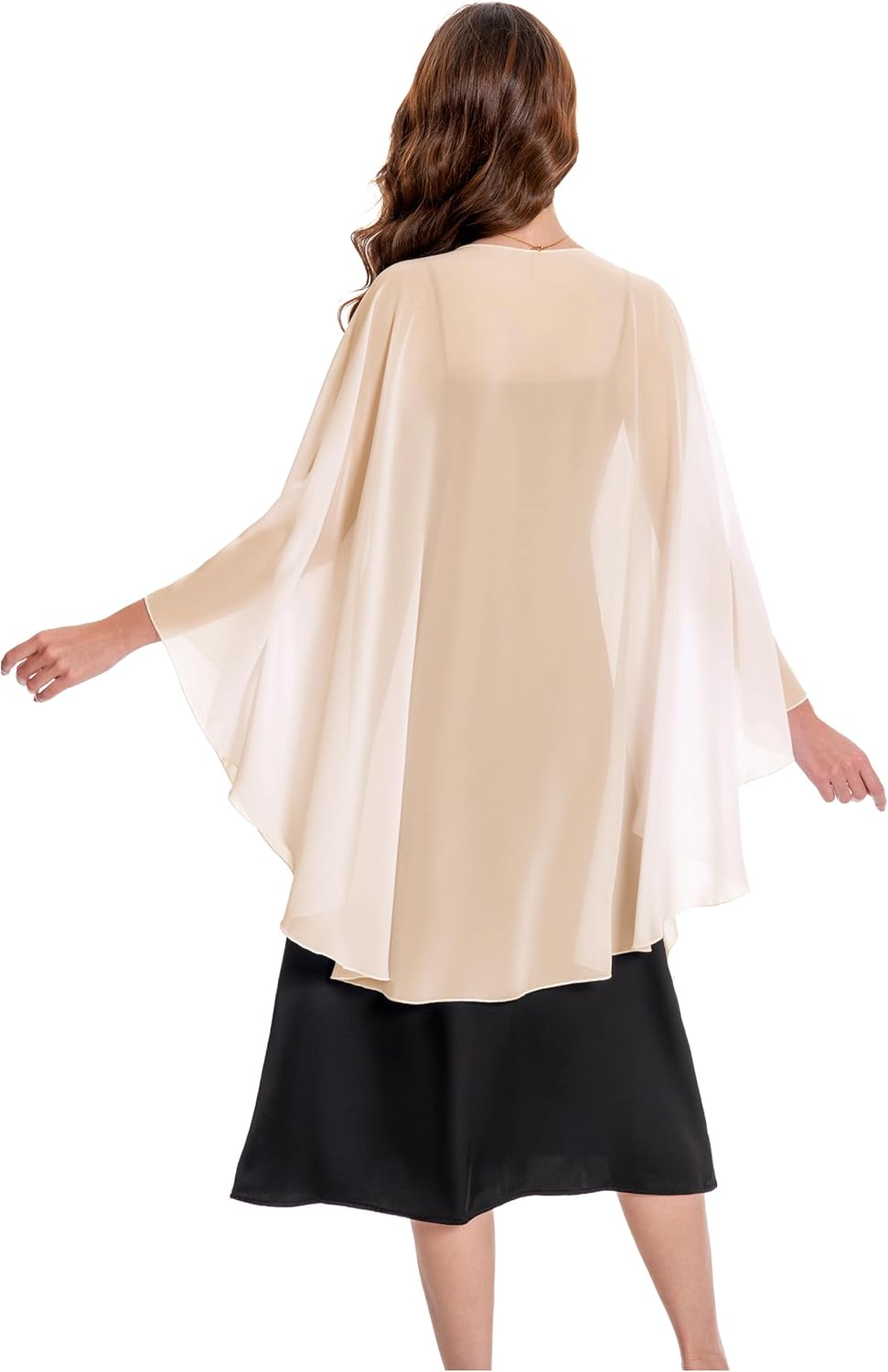 Baoqiya Chiffon Shawls and Wraps Wedding Party Shawl Scarf for Women Bridal Evening Dress on Special Occasion Dresses - Image 6