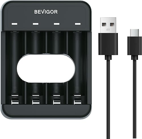 Miniatura 9 de Baterias recargables BEVIGOR AA de 16 paquetes, 2800 mAh de alta capacidad y baja autodescarga, baterías recargables dobles AA de 1.2V Ni-MH