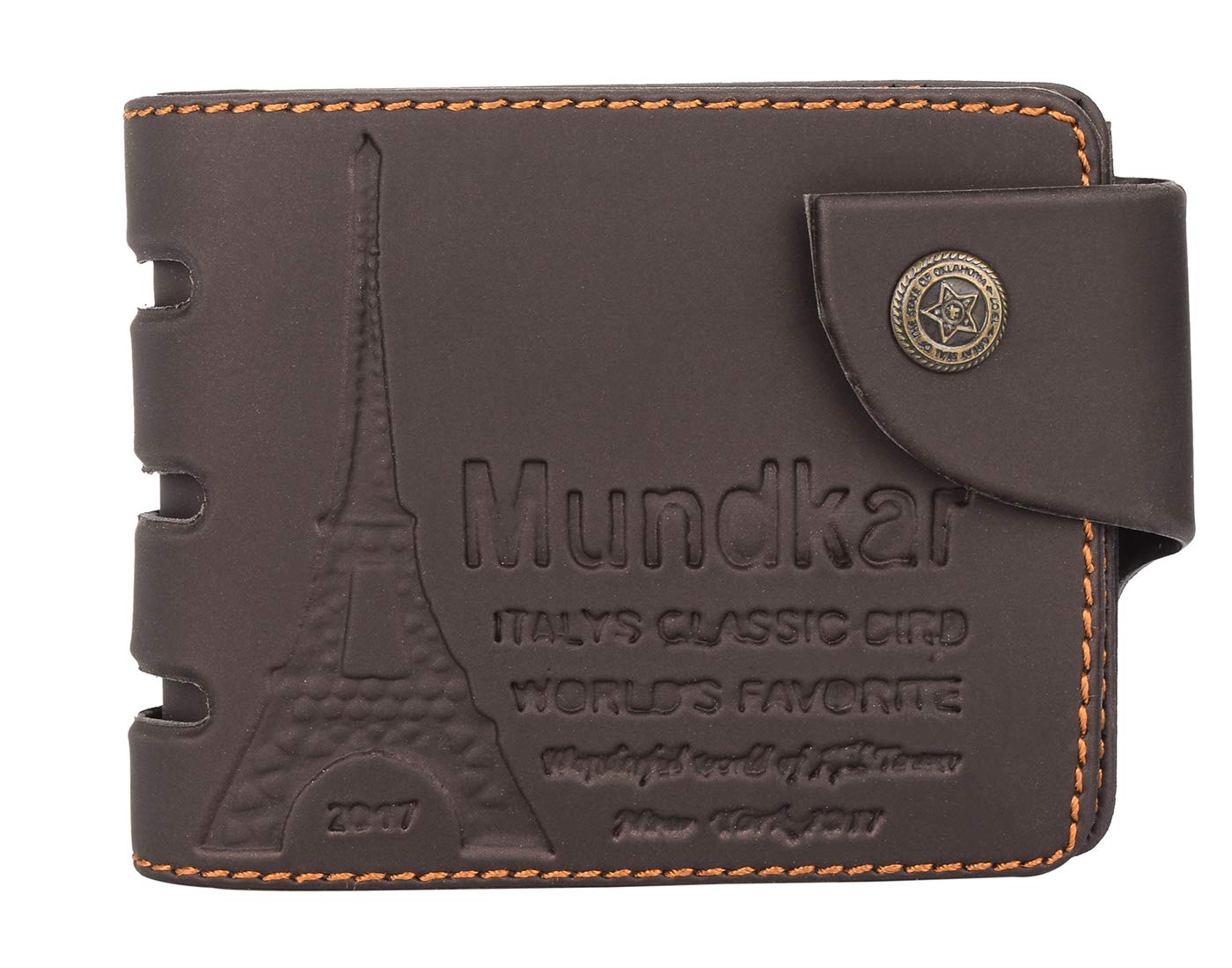 Brown Stylish Non-Leather Wallet for Men & Boy's Gents's Wallet Purse-image-11