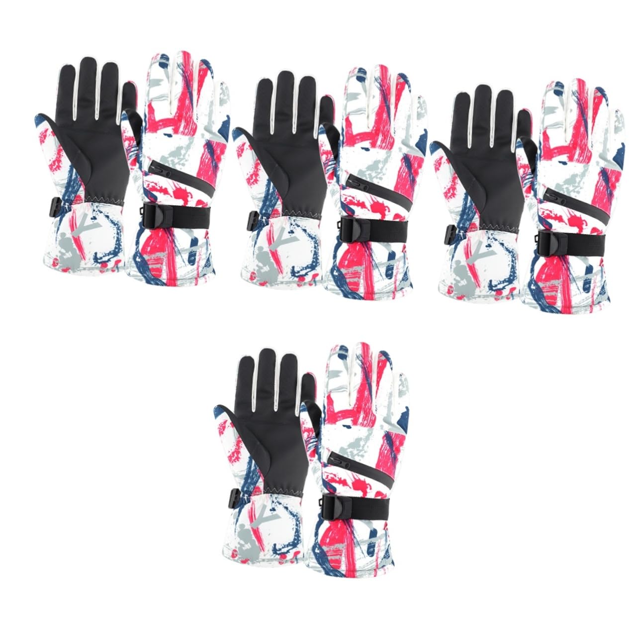 SHERCHPRY 2 Pairs ski gloves skiing gloves winter gloves running gloves for men motorcycle gloves ski mittens hiking gloves outdoor warm mitts warm mitts for winter outdoors the snow lining