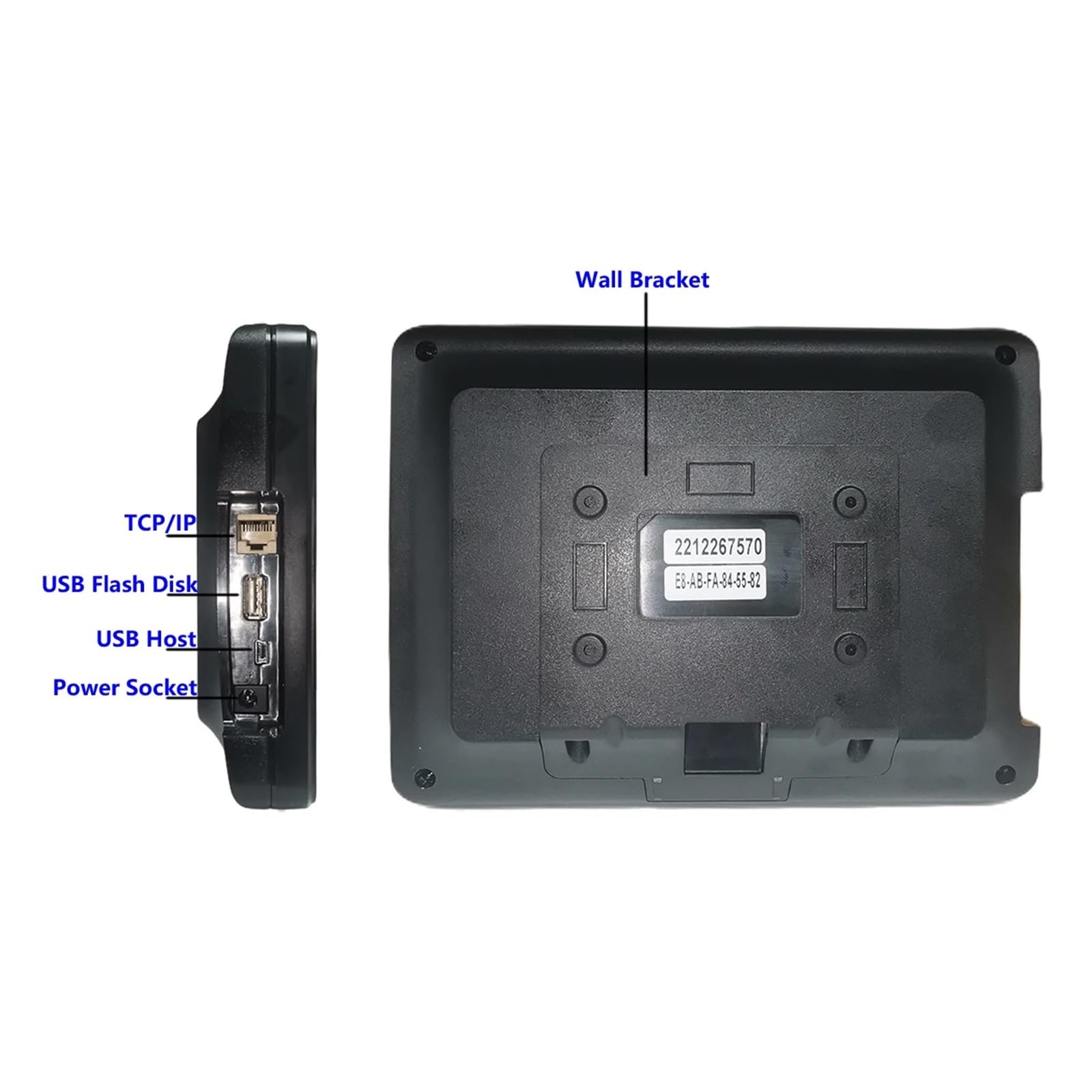 SAeWare Registratore biometrico di impronte digitali con batteria da 4000 mAh Presenza Dipendente elettronico dito e carta presenze per piccole imprese