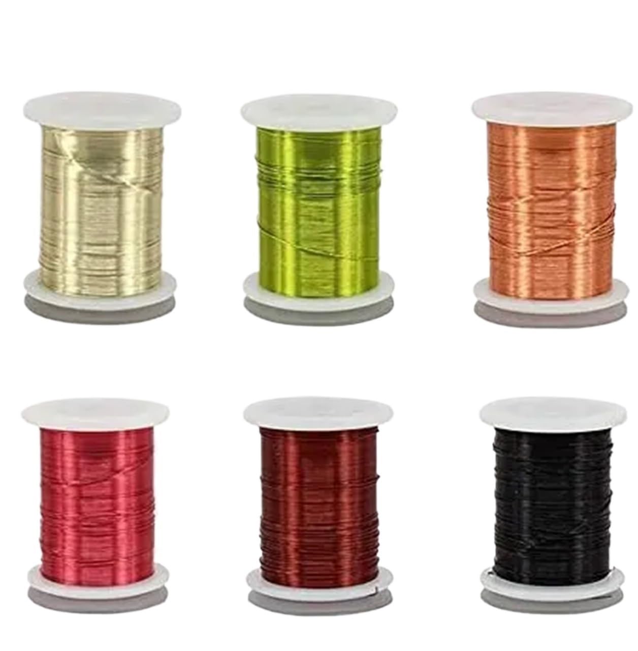 Filo Di Rame Riverruns 6 colori/set Filo di rame ultra antiossidante 0,1/0,2 mm(0.2mmX18m 6 Colors)