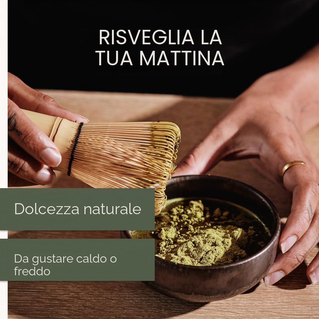 Ancient + Brave | Tubo Matcha + Collagene 150g - Integratore in Polvere di Polvere di Fungo di Leone - Peptidi di Collagene Idrolizzati - Pelle, Capelli e Unghie Radiosi
